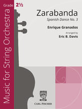 Zarabanda Orchestra sheet music cover